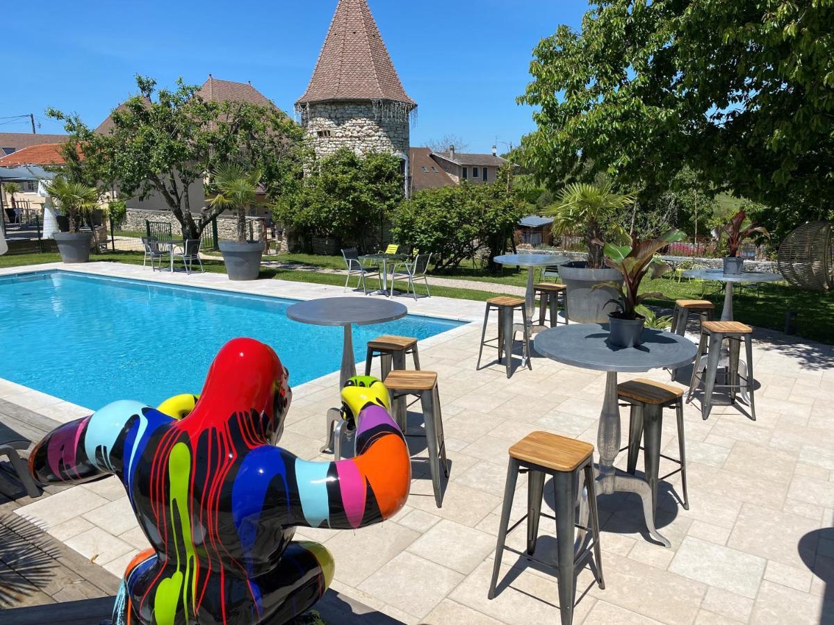 Domaine De Suzel Hotel Vignieu Exterior foto